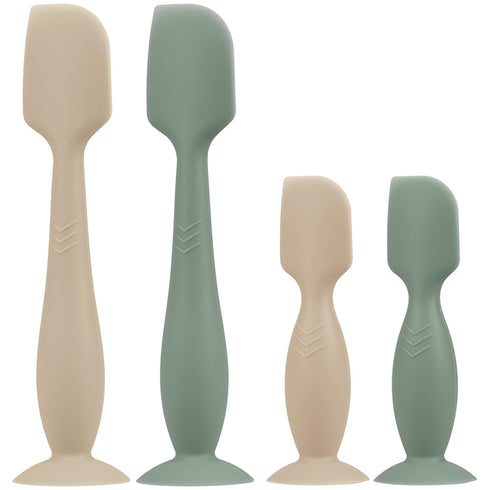 Baby Butt Paste Spatula - 4 Pack Diaper Cream Spatula Applicator Silicone Baby Butt Paste Spatula for Babies, Newborn, 2 x Large Size, 2 x Small S...
