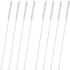 GFDesign Drinking Straw Cleaning Brushes Set 15" Extra Long 10mm Extra Wide Pipe Tube Cleaner Nylon Bristles Stainless Steel Handle - 15" x 3/8" (...