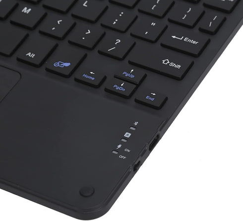 Bluetooth Keyboard, Multi?Function Scissor Keyboard with Touchpad External Computer 10in Ultra-Slim Portable Keyboard(Black)...