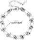 Jude Jewelers Stainless Steel Knotted Woven Braided Chain Holiday School Party Strand Bracelet...