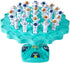 51pcs Children's Balance Astronaut Balance Tree Folding Happy Intelligence Early Education Decompression Game Table Battle, Decorating Characters...