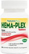 Natures Plus Hema-Plex Iron - 30 Slow-Release Tablets - 85 mg Elemental Iron + Vitamin C & Bioflavonoids for Healthy Red Blood Cells - Vegan, Glut...