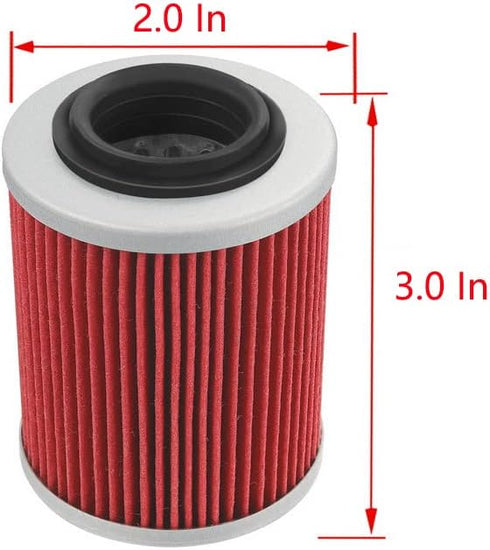 420256188 Oil Filter Outlander Renegade Commander Maverick DS ATV UTV SSV Repalce # 711256188 KN152 HF152...