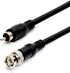 Cmple RG59U 12 Feet BNC Male to RCA Male, 75 Ohm, Coaxial BNC to RCA Video Cable, Black, (449-N)...