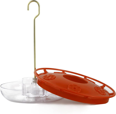 Hummingbirds Feeders for Outdoors Hanging – Bird Feeder with 5 Feeding Ports – Heavy Duty Plastic Humming Bird Feeder with Alloy Steel Hanging Rod...