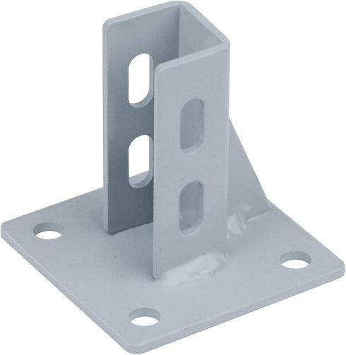 6 PCS 2020 Aluminum Extrusion Floor Mount Base Anchor Plate, Carbon Steel Floor Bracket Flange Post Base for 20 x 20 T Slot Aluminum Profiles, Thi...