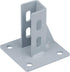 6 PCS 2020 Aluminum Extrusion Floor Mount Base Anchor Plate, Carbon Steel Floor Bracket Flange Post Base for 20 x 20 T Slot Aluminum Profiles, Thi...