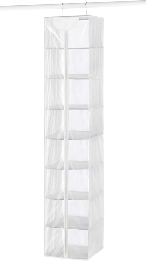 Whitmor Crystal Clear Hanging Sweater Bag - White...