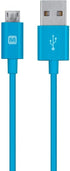 Monoprice USB Type-A to Micro Type-B Cable - Polycarbonate Connector Heads, 2.4 Amp, 22/30AWG, 6 Feet, Blue - Select Series...