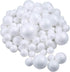 Pllieay 100 White Foam Balls - 5 Sizes, Polystyrene Craft Ball for DIY Art, School Projects and Christmas Decoration...
