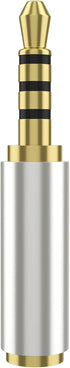 D & K Exclusives Gold Plated 3.5mm Male to 2.5mm Female Audio Headset Converter, 3 Pack...