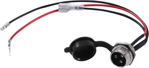 KAMIER 3 Wires Charger Port Replacement for Razor Crazy Cart XL DLX Shift Ground Force Drifter Go Cart Kart Dune Buggy E325 E300 E200 E175 E100 Ki...