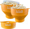 Popcorn Powder's Collapsible Microwave Popcorn Popper (Yellow)...