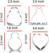 Wedding Cookie Cutter Set-7 Piece-3 Inches-Heart, Diamond Ring, Wedding Cake,Wedding Dress, Rectangle, Square and Oval Plaque Cookie Cutters Molds...