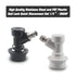 PERA Ball Lock MFL Dis-Connect Set with Swivel Nuts (2) 5/16 Gas, 1/4 Liquid Barbed by (Pack of 2)...