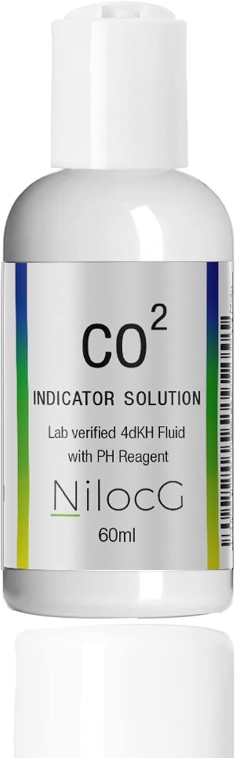 NilocG Aquatics Co2 Drop Checker Solution 4dKH/Ph Reagent for The Most Accurate Monitoring of Your Planted Tank Co2 Levels...