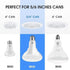 Energetic 2 Pack 75W BR30 LED Recessed Light Bulb, Dimmable, 900 Lumens, Daylight 5000K, E26 Base, Indoor LED Flood Light Bulb for 5/6 Inches Cans...