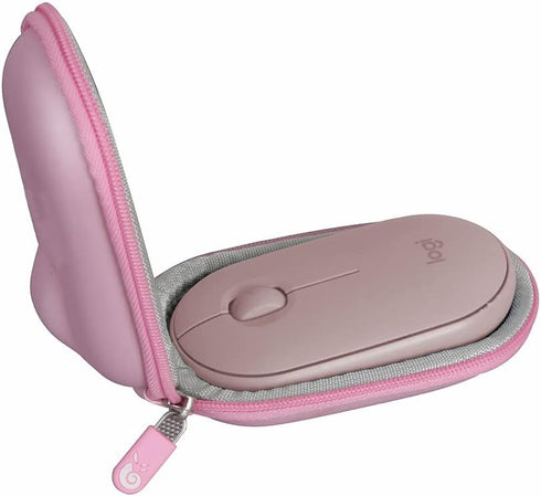 Hermitshell Travel Case for Logitech Pebble M350 / Logitech Pebble Mouse 2 M350s / Logitech M355 Portable Wireless Mouse (Light Pink)...