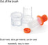 AKOAK 1 Pack Silicone Pressing Oil Bottle Brush with Lid Baking Sauce Bottle Salad Dressing Bottle Barbecue Sauce Brush Oil Pot Home Kitchen Oil B...