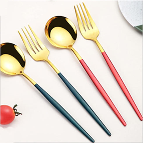 Reusable Utensils Set With Case, Reusable Travel Flatware?Travel Silverware Set With Case ?Reusable Travel Flatware For Home Office School Camping...