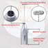 Handheld Milk Frother with Stainless Steel Whisk, Portable and Powerful Foam Maker for Morning Coffee, Latte, Cappuccino, Hot Chocolate (Silver)...