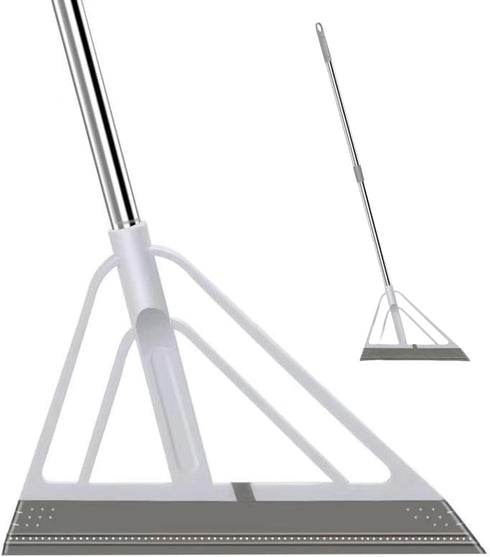 2 Multifunctional Magic Broom, Glass Cleaning Rubber Squeegee Broom, Floor Cleaning Silicone Broom, for Living Room, Kitchen, Bathroom, Easily Cle...