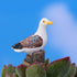 5Pcs Sea Bird Seagull Stand Stump Miniature Fairy Garden Home Houses Decoration Craft Micro Landscaping Decor DIY Accessories, Outdoor Statues, Ga...