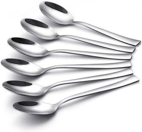 6-Piece Demitasse Espresso Spoons,5.1-Inch Mini Coffee Spoons Stainless Steel Small Spoons Mini Espresso Spoon for Dessert Ice Cream...