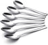 6-Piece Demitasse Espresso Spoons,5.1-Inch Mini Coffee Spoons Stainless Steel Small Spoons Mini Espresso Spoon for Dessert Ice Cream...