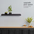Kiera Grace Floating Shelves for Wall, Engineered Wood Picture Frame Wall Shelves, Easy to Assemble Display Shelves, Ideal for Home Decor, Pack of...