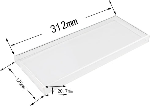 YMDK Mechanical keyboard Dust Cover Keycap Lid Acrylic for 75% Mechanical Keyboard 84...