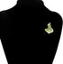 Movies Inspired Jewelry Elven Green Leaf Brooch Movie Fans Necklace for BFF Arwen Evening Star Butterfly Brooch...