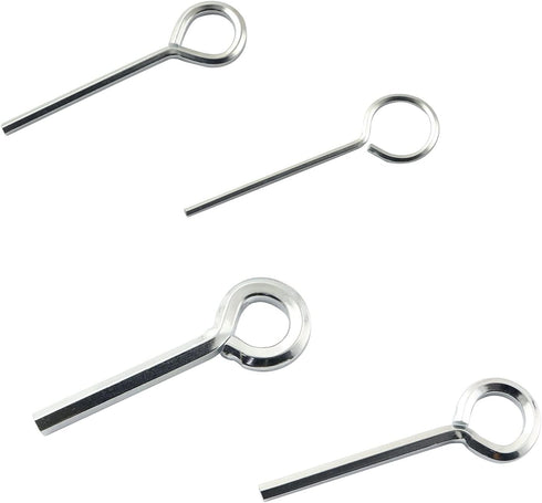 5IN1 Ring Allen Wrench Set - 5/64" 1/8" 5/32" 7/32" Allen Key Door Keys with 1 Keychain for Push Bar Panic Exit Device...