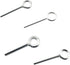 5IN1 Ring Allen Wrench Set - 5/64" 1/8" 5/32" 7/32" Allen Key Door Keys with 1 Keychain for Push Bar Panic Exit Device...
