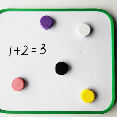 ZDZBLX 50 Pack 10 Colors Fridge Magnets - Strong, Cute Mini Magnets for Fridge, Whiteboard, Locker, Office, Crafts, Classroom...