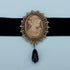 Denifery Gothic Vintage Victorian Choker Necklace Cameo Choker Necklace Black Velvet Choker Goth Vintage Jewelry for Women (Style 2)...