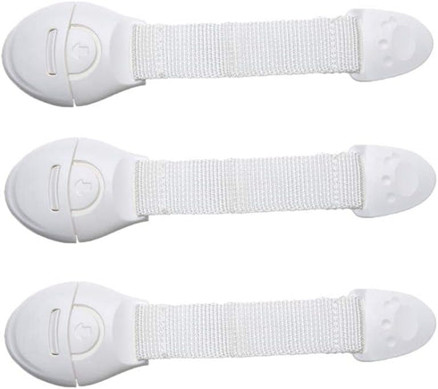 AKOAK 3 Pcs Child Safety Locks, Baby Care Accessories, Used for Refrigerator, Drawer, Door, Seat, etc...