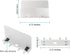 Clear Wall Mount Adhesive Phone Holder,Multi-Function Cell Phone Charging Brackets Holders,Hook for Living Room, Kitchen, Bathroom, Office,Compati...