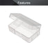 Fielect 5Pcs 9V Battery Storage Case, Battery Organizer for 9V Battery Multipurpose Battery Storage Box Holder Case Transparent for 9V Battery...