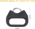Acouto Lug Ring Camera Strap Triangle Split Ring Alloy Hook and Plastic 5pcs Camera Shoulder Strap Triangle Split Ring Adapters for Camera with Ro...