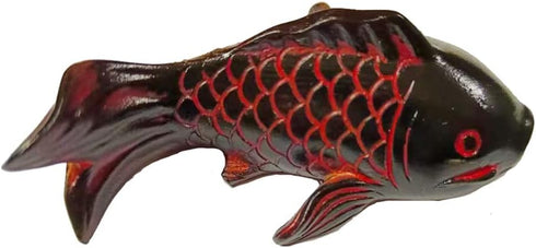 2PACK Koi Sculptures Mini Fish Decor Statues Figurines for Garden Bonsai Fish Tank Deco Micro Landscape Small Carp Home Shelf Ornaments...