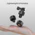 SUREWO Quick Release Base Mount Kit for GoPro,Magnetic Suction & Swivel Lock Adapter Compatible with GoPro Hero 12 11 10 9 8 7 6 5 Black,DJI Osmo ...