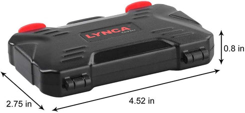 LYNCA Memory Card Case Holder, Memory Card Hard Protector Case Professional Water-Resistant Anti-Shock Compact Camera Card Storage Box for 8 SD Ca...