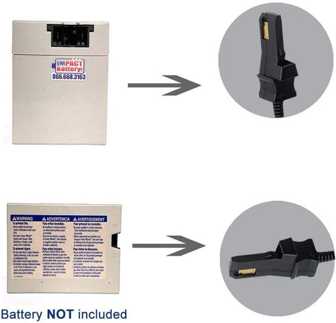 Battery Charger for Power Wheels Ride on Toys, 12V for Fisher-Price Using The Gray Battery or The Orange Top Battery...