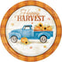 Party Creations Fall Pumpkin Harvest Party Supplies | Autumn Theme Bundle Includes Paper Plates & Napkins for 8 People | Farm Themed Harvest Truck...