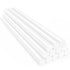 ENPOINT White Hot Glue Sticks Full Size, 12 Pack 8" Long x 0.43" Dia Fbric Glue Sticks for Craft, Adhesive Hot Melt Glue Sticks for Crafting, Wood...