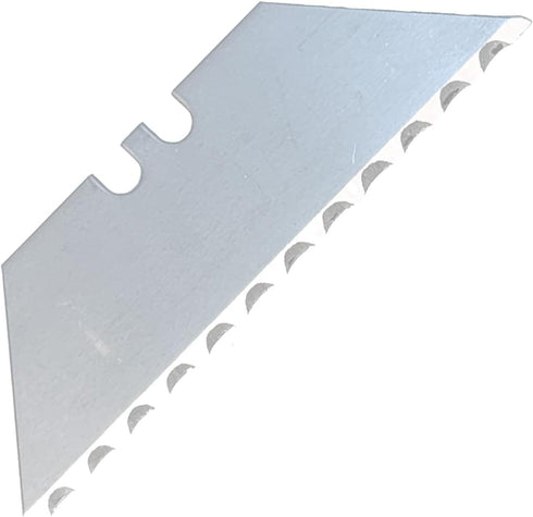 Serrated Blades for Utility Knife – TWO 10 Packs Heavy Duty Saw Razors for Box Cutter in Convenient Storage Box – Serrated Edge Razors 10 Packs, S...