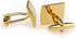 Laser Engraving Cufflinks Platinum Plated Gold Cuff Links...