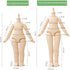 YMY OB11 Doll Body Normal Size GSC BJD Doll Body Joint Movable Doll Model Action Figure ?Milky White-9.6cm?...
