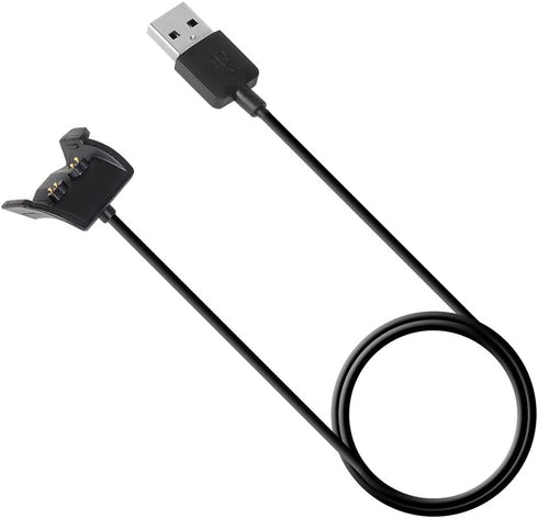 EXMRAT for Garmin Vivosmart HR Charger, Replacement Charging Cable for Garmin Vivosmart HR / Vivosmart HR Plus Activity Tracker Regular Fit (Black...